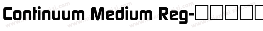 Continuum Medium Reg字体转换